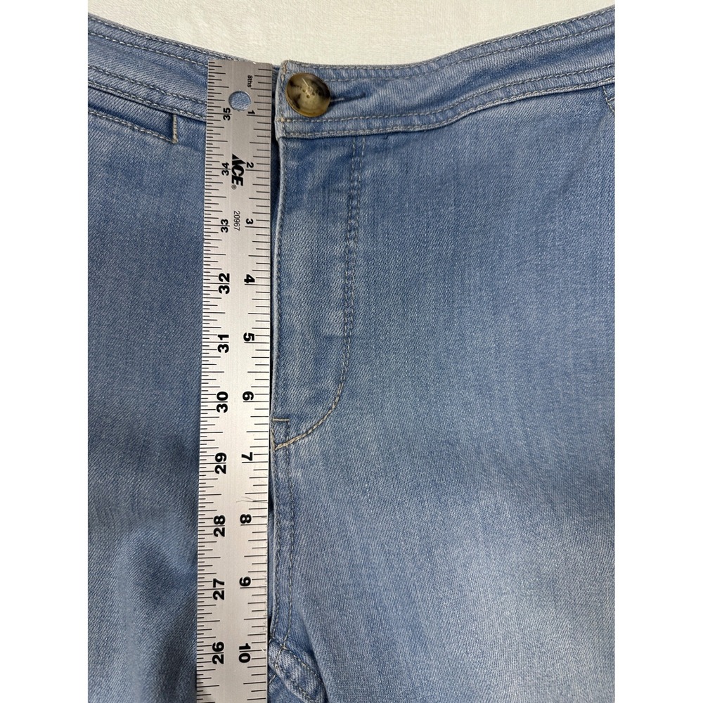 Pilcro and the Letterpress High Rise Bootcut Trouser Jeans Light Wash Size 29x31 - Picture 15 of 16